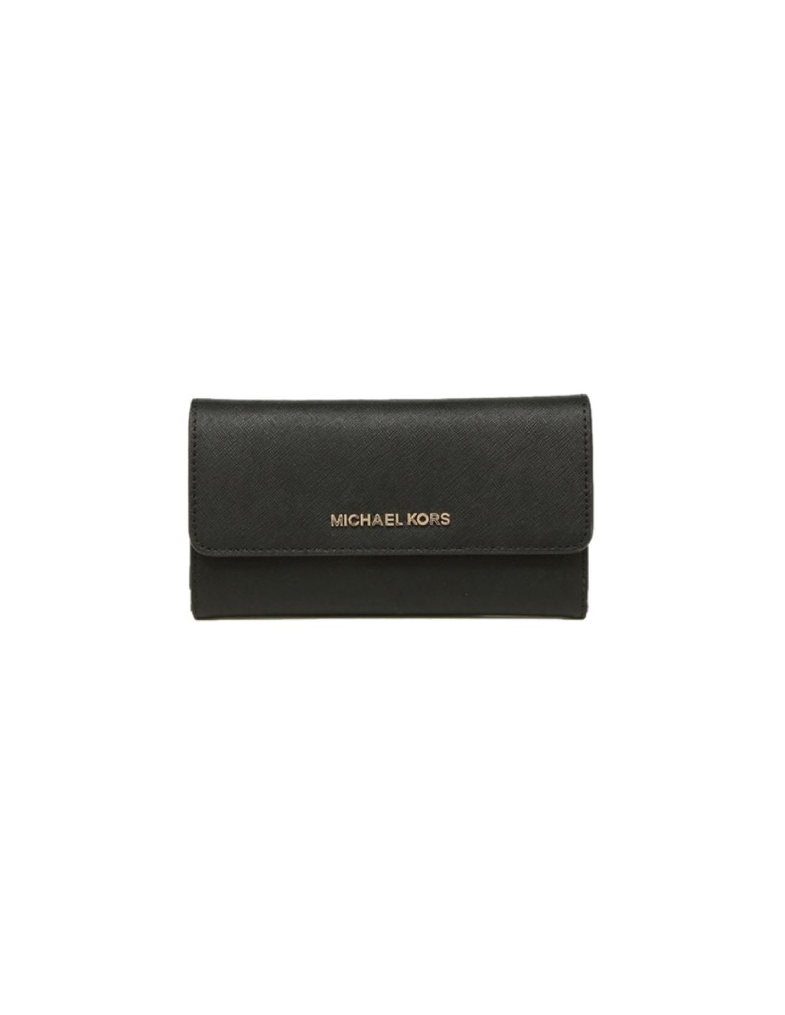Michael Kors Jet Set Γυναικείο Πορτοφόλι Μαύρο 35S8GTVF7L