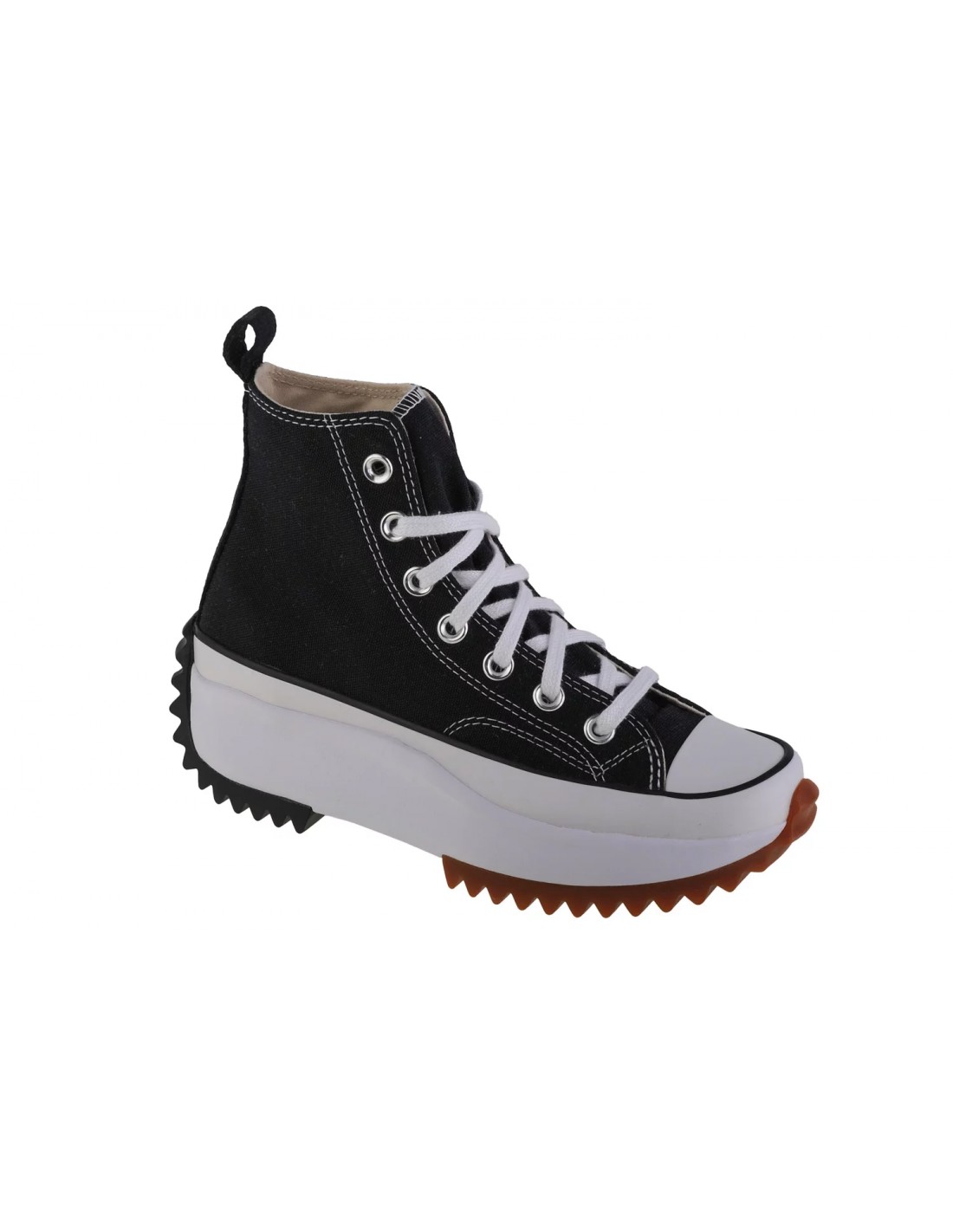 Converse Run Star Hike Hi Flatforms Μποτάκια Μαύρα 166800C37