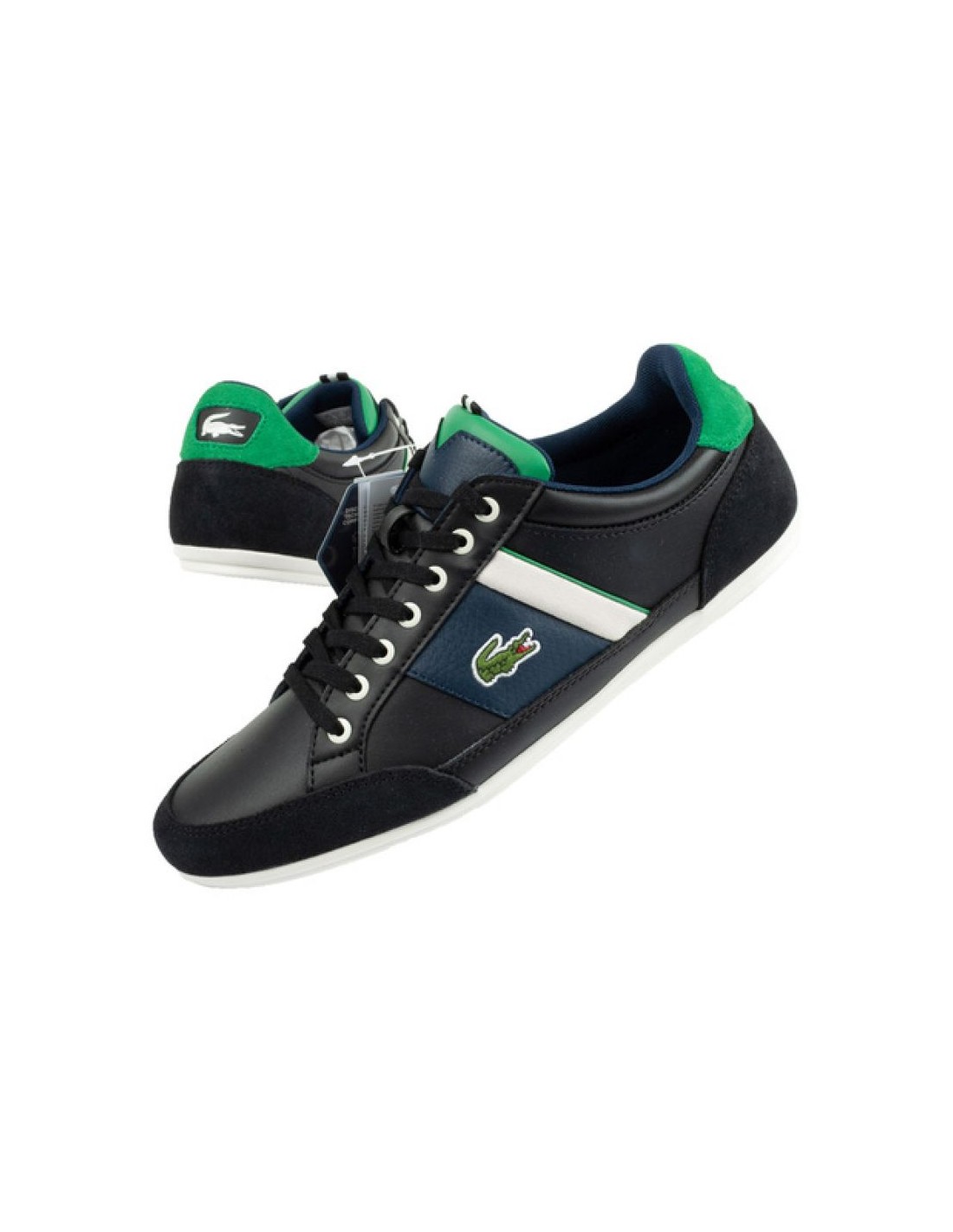 Lacoste Chaymon 222 111B4 Ανδρικά Sneakers Μαύρα 44CMA00111B439 1/2